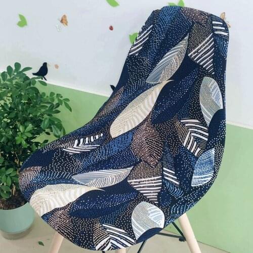 Seat Cover For Shell Chair Washable Removable Armless Shell Chair Cover Banquet Home Hotel Slipcover Seat Cover 1/2/4/6 Pieces