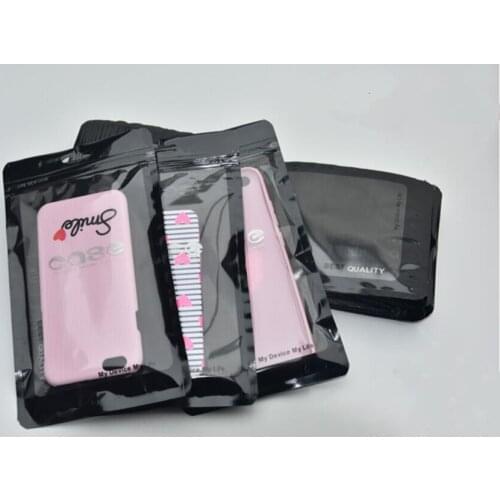 12*21 cm 3000 pcs Moisture-proof Wholesale Translucent Plastic zipper Bag electronic accessories poly bags Phone Liner bags