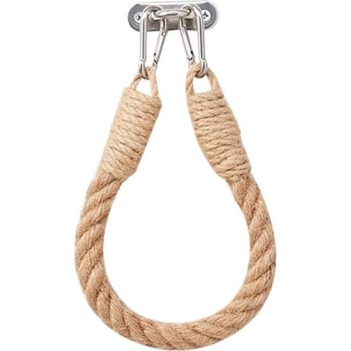Nautical Rope Toilet Paper Holder Antique Industrial Wall-Mounted Towel Rack Bathroom Toilet Decoration