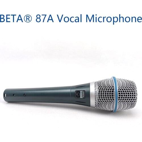 Beta87a микрофон Handheld wired microphone Supercardioid vocal microfone condensador BETA87A Professional stage recording studio