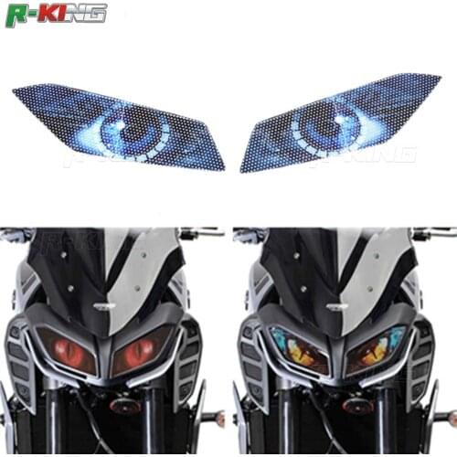 For Yamaha MT-09 MT09 MT 09 2017 Motorcycle Headlight Sticker Guard Head light Stickers Protector Film Decoration