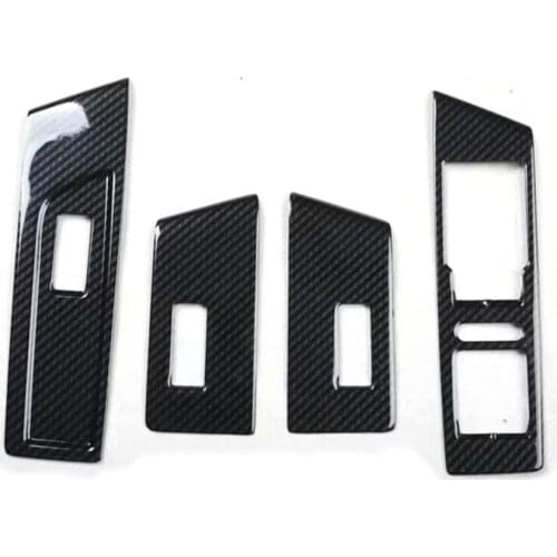 New ABS Car Trim For Volkswagen Magotan 2012-2016 Left Hand Drive Window Lift Switch Panel Frame Styling Auto Moldings