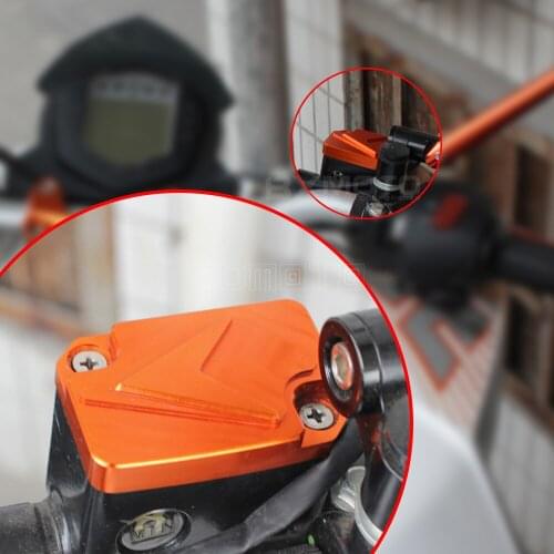 Motorcycle Cnc Front Clutch&brake Fluid Reservoir Cover Cap Protector For Ktm Duke125 Duke200 Duke390 Duke 200 125 390 2013-2015