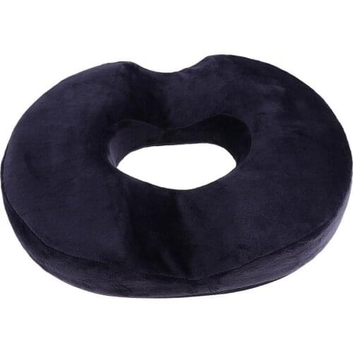 Donut Seat Cushion Pillow Memory Foam Orthopedic Tailbone Pain Relieve for Elevating Leg Foot Back Rest Cushion