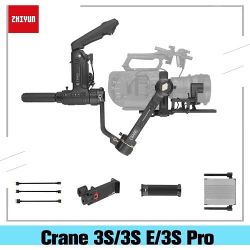 Zhiyun CRANE 3S/3S-E 3-axis Handheld Gimbal DSLR Camera Stabilizer For Sony A7M3 A6500 Canon 6D Panasonic GH4 GH5 Nikon D850