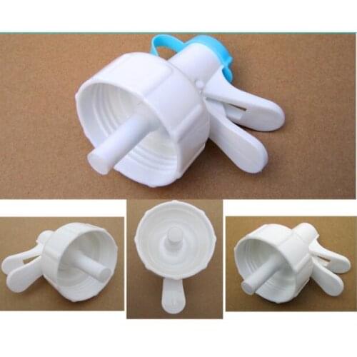 PP Water dispenser bottle special cock valve for open 3/5 gallon water tank cap 18.9L screw type for 5.2-5.5cm diamter