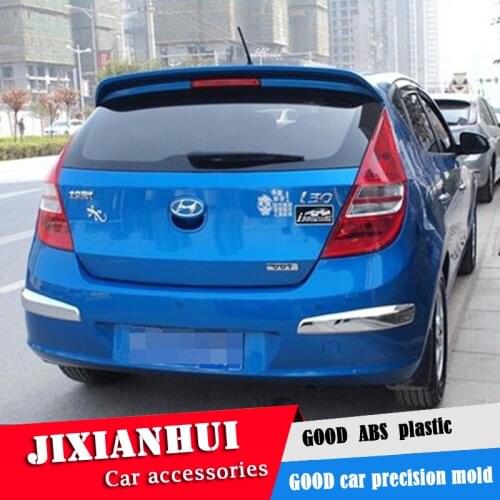 For Hyundai I30 Spoiler 2007-2013 Hyundai I30 spoiler LXC ABS plastic Material Car Rear Wing Color Rear Spoiler