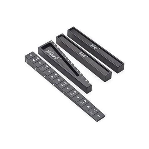 TeamC Messkeile Set 4 for 1/10 RC HPI HSP Kyosho Tamiya on road car