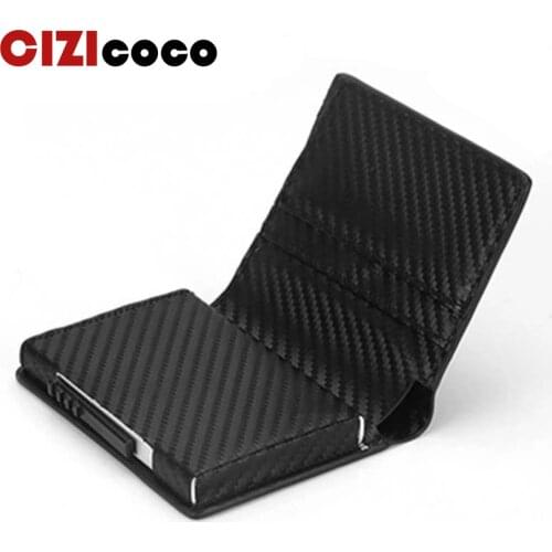 New Slim Credit Card Holder Aluminium Men Women Metal Wallet for Card ID Holders Business Card Package RFID Protector
