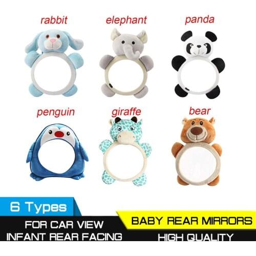 Baby Rear Facing Mirrors Safety Car Back Seat Baby Easy View Mirror Adjustable Useful Cute Infant Monitor for Kids Toddler Child
