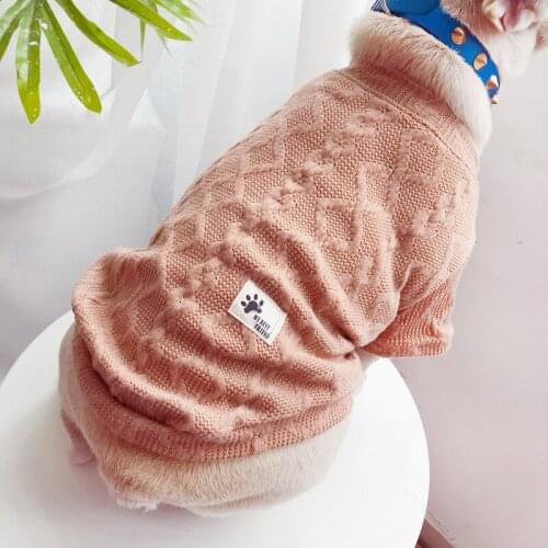 Winter Dog Sweater Warm Pet Dog Clothes For Dogs Coat Jacket Thick French Bulldog Clothing For Dogs Outfits Hoodie Ropa Perro