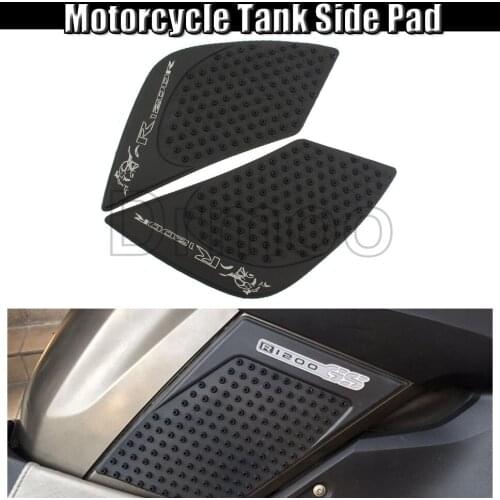 Motorcycle 1 Pair Protector Anti Slip Tank Pad Stickers Gas Knee Grip Traction Side Decal Cover For BMW R1200R 2015-2016