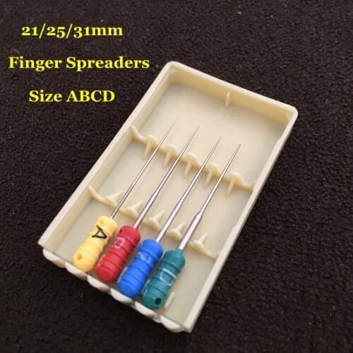 10 Packs Dental Finger spreader root canal file stainless steel endo files hand use spreaders Endodontic files tools