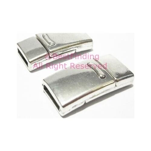 10x2mm magnetic clasp 10mm Flat leather clasp FC05