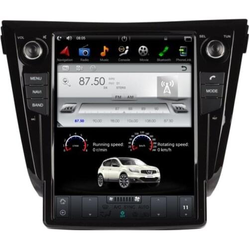 12.1'' Tesla Style Android 8.1 Car DVD GPS Navigation Player for NISSAN X-TRAIL Qashqai 2013-2018 PX6 IPS 6 CORES 4G RAM radio