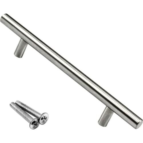 200mm Stainless Steel Kitchen Door Cabinet T Bar Door Handle Pull Knob Bathroom Cupboard Cabinet Drawer knobs furniture handle
