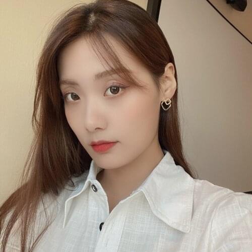 2020 New Hot Trendy Cute Free Earrings Fashion Jewelry Earrings Gold Color Geometry Square Earrings For Women Gifts Arete