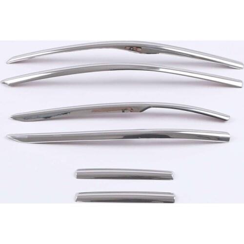 Car Front & Rear Corner Edge Decoration Cover Strip For Mazda CX-30 CX30 2020 2021 Car Bumper Trim Sticker Car Accessories 6pcs