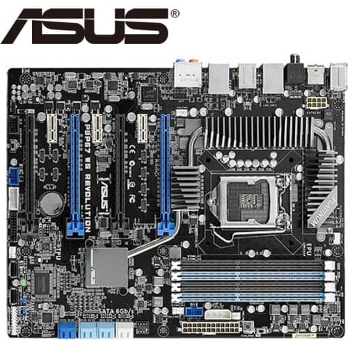 Asus P8P67 WS Revolution Desktop Motherboard P67 Socket LGA 1155 i3 i5 i7 DDR3 32G ATX UEFI BIOS Original Used Mainboard On Sale