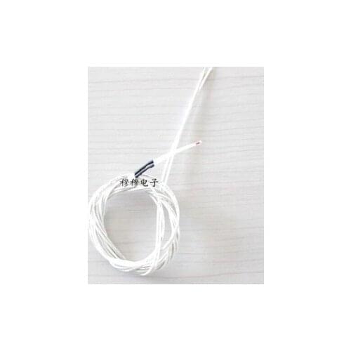 Free ship 20pcs/lot NTC single-ended glass sealed thermistor temperature sensor 3d printer 100 k 3950 1% 1M 200C ntc sensor