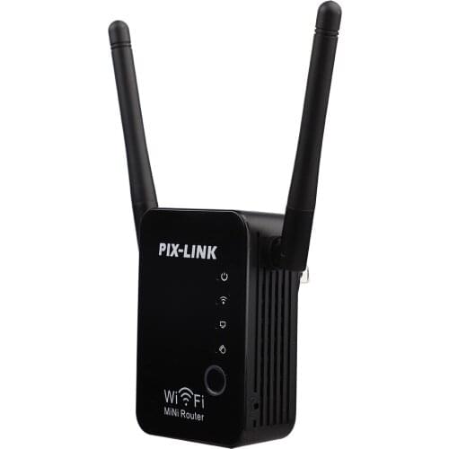WIFI RepeateWR17 Wireless AP Router 300M MINI Wifi Repeater Wireless Router Extender 802.11n Black