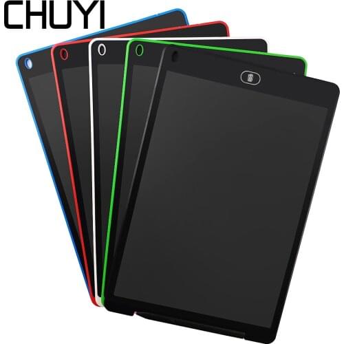 CHUYI 12 Inch Writing Tablet Graphics Board Portable LCD Digital Drawing Tablets Electronics Handwriting Art Notepad For Kids