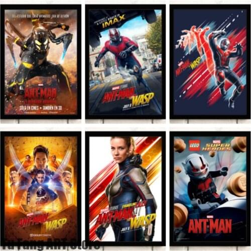 Canvas Painting Marvel Superhero Ant-Man 2 The Wasp Girl Wall Art Prints Posters Home Decor Pictures Bedroom Room Decoration