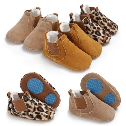 2020 new PU Leather shoes Newborn baby girl heart autumn lace Leopard first walker sneakers shoes toddler classic casual shoes