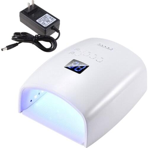 48W Rechargeable Dryer Quick-Drying Portable Resin Curing Light with Wireless LCD Display 5 Timer Settting UV LED Lamps