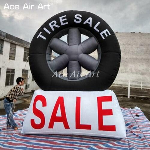 Great promotion model for Tire Store inflatable Tire /Tyre Inflatable Replica with logo for sale