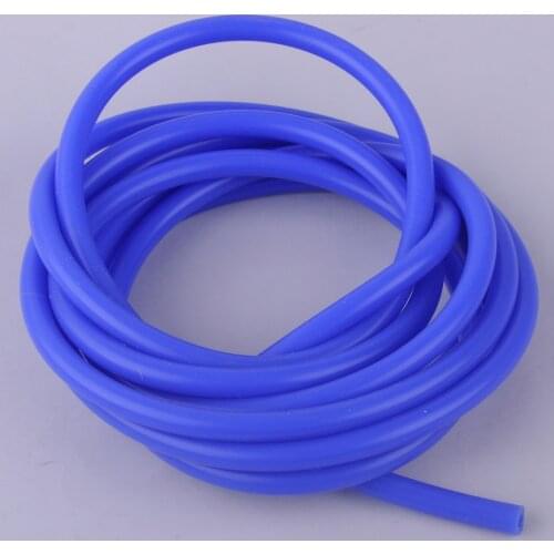DWCX 3 Meters Blue Silicone Tube Hose 4mm High Temp Air Vacuum Engine Bay Dress Up Fit For VW Audi BMW Ford