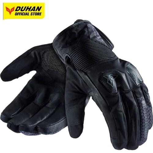 DUHAN Motorcycle Gloves Waterproof Moto Racing Accessories Touch Screen Gloves Breathable Moisture Wicking Bicycle Accessories