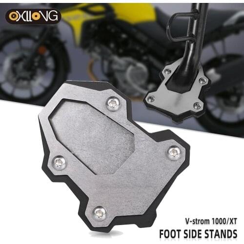 Motorcycle Kickstand Foot Side Stand Extension Enlarger Pad Support Plate For Suzuki VStrom 1000 DL1000 V-Strom 1000XT 214-2019
