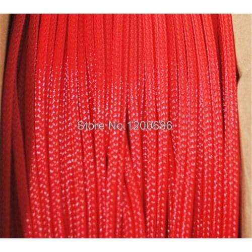 10M 4mm Shielding Sheathing Auto Wire Harnessing Black Nylon Braided Cable Sleeving for 4 pieces 18AWG cable