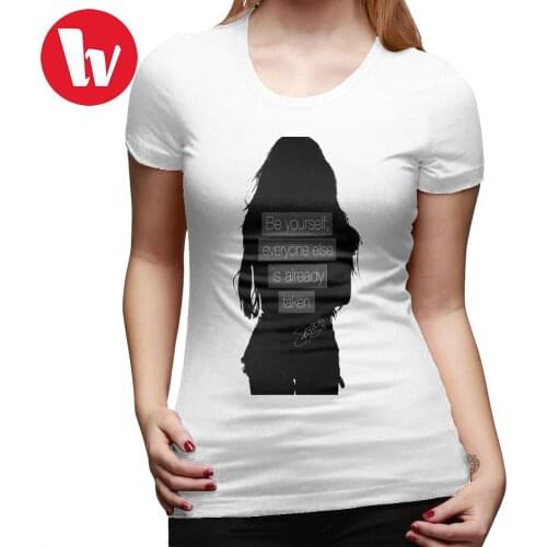 Selena Gomez T-Shirt Selena Gomez T Shirt Funny Pattern Women tshirt O Neck 100 Cotton XXL Casual Short Sleeve Ladies Tee Shirt