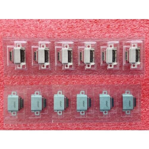 100pcs/lot Original For Samsung Galaxy S10 G973 / S10+ G975 G975F / S10E G970 G970F USB charging charger dock connector Plug