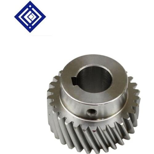 2pcs/lot Rack And Wheel Gear Of Carving Machine And Motor Reducing Gear20/25/30/40 Left Skew Teeth inner hole 20 height 50mm