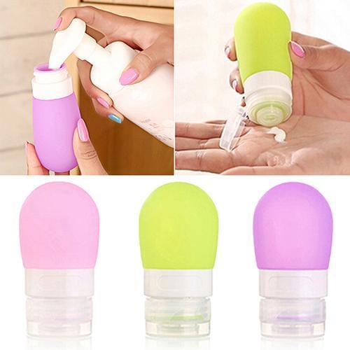 38ML/80ML Portable Empty Silicone Travel Packing Bottle for Lotion Shampoo Bath Container