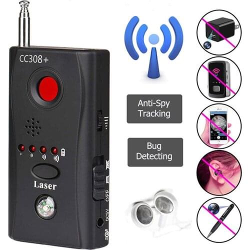 Wireless Camera Lens Anti-Spy Signal Detector Radio Wave Signal Detect Full Range GSM Device Finder FNR Full-frequency Detector