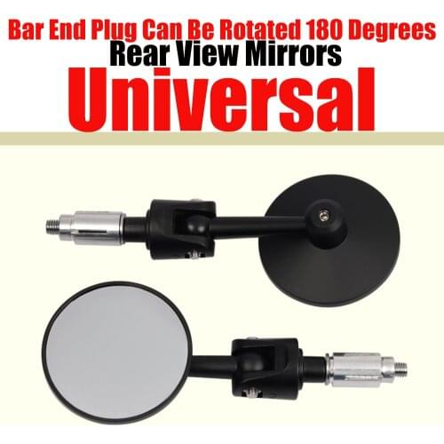 Motorcycle Bar End Rearview Rear View Mirror Side Mirrors For Yamaha XSR700 XJ6 NMAX MT10 MT03 XMAX300 Tracer 900 Vespa Katana