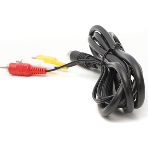 Fast shipping 6ft Audio Video AV Cable A/V 6ft Feet RCA Connection Cord for Sega Genesis 2 3