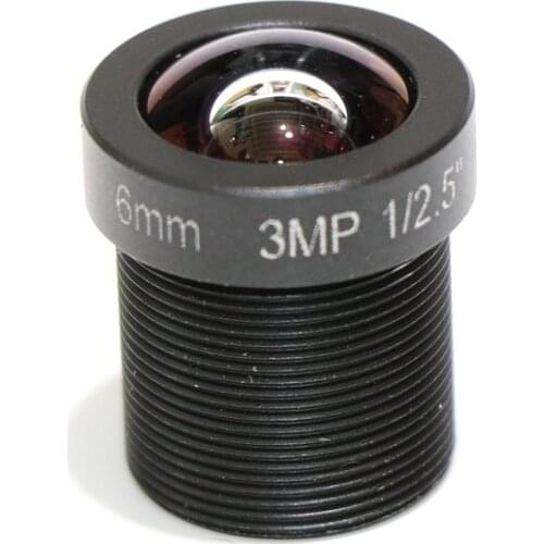 CCTV Camera 6mm Lens 3.0 MegaPixel 53 Degree MTV M12 x 0.5 Mount Infrared Night Vision Lens For CCTV Camera