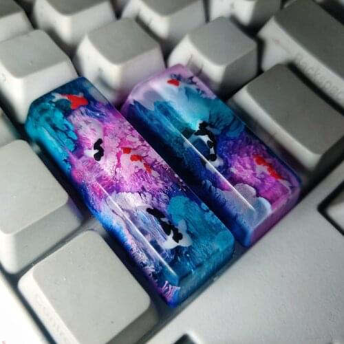 Resin Backlight keycap For Cherry Mx Switch Mechanical Keyboard Backlight Spacebar ESC Shift ctrl 1u 1.25u 2.75u 2.25u 6.25u key