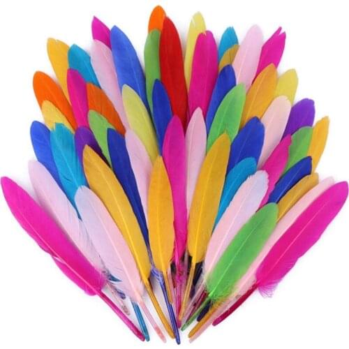 Beautiful20pcs/lot 10-16CM-4-6inch duck feather diy feathers for crafts accessories wedding decoration jewelry production plumes
