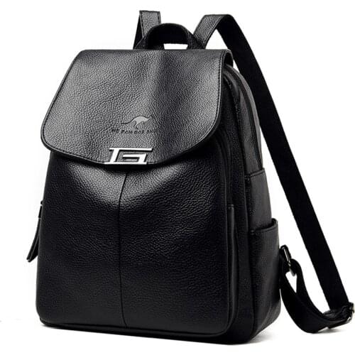 2021 Multifunction Fashion Women Backpacks High Quality Female BagPack School Bag for Teenage Girls Leather Travel Back Pack New