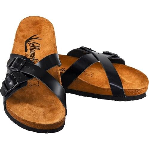 Moosefield Open-toed Womens Genuine Leather Slippers MD-47MMF Spring summer season 2020 new design