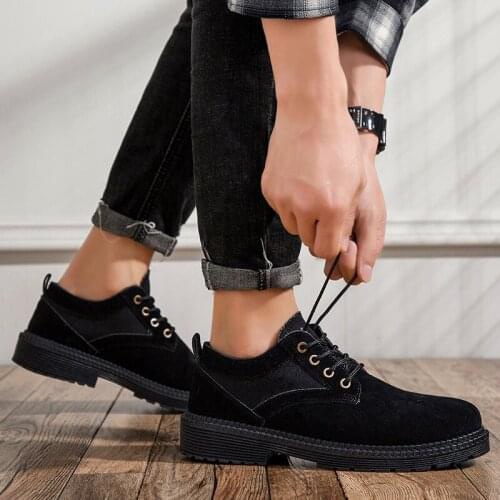 New Fashion Mens Casual Shoes Thick Bottom Mens Sneakers Trend Outdoor High quality mens low-top sneakers casual Martin shoes