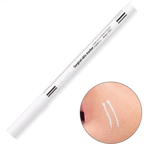 New White Eyebrow Marker Pen Tattoo Accessories Microblading Tattoo Surgical Skin Marker Pen for Permanent Make up Supplies