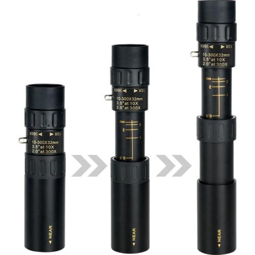 Wholesale 10-30x25 Single Cylinder Zoom Telescope High Magnification HD Retractable Portable Glasses Professional Telescope