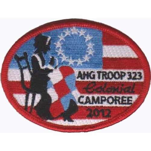 Wholesale usa flag embroidery patch iron on sew onFree shipping DKP-Cl141224-10